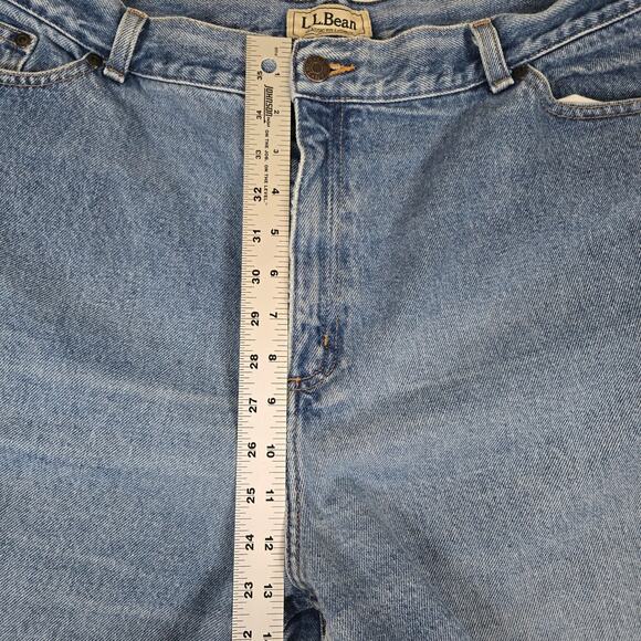 L.L. Bean Classic Fit Curvy Straight Leg Jeans Denim Womens 20R 0726 - Picture 4 of 9